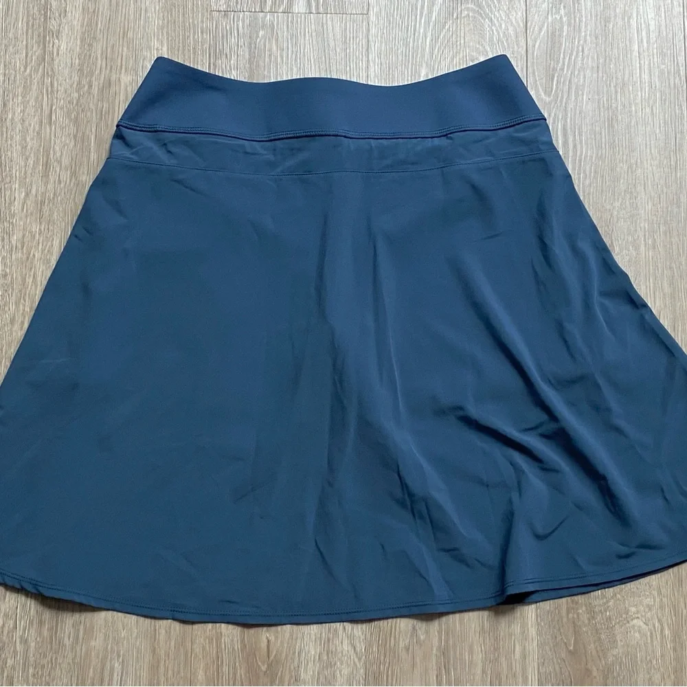 Puma Teal Sporty Gorpcore Stretch Athletic Golf Pockets Skirt Shorts Skort M/L